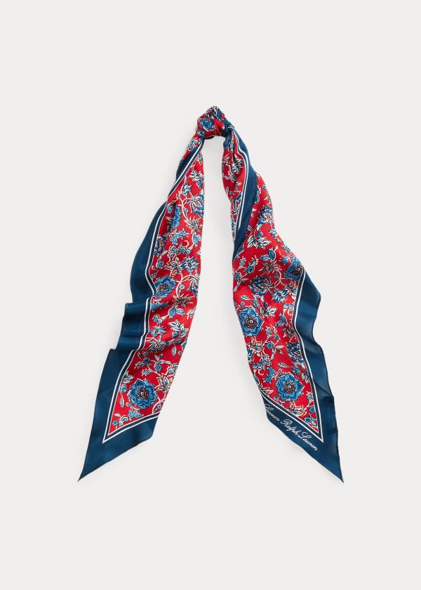 Women's Ralph Lauren Lisa Silk Scarf | 085764CFY